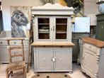 Brocante buffetkast servieskast vitrinekast commode vintage, Huis en Inrichting, Kasten | Vitrinekasten, Ophalen, 100 tot 150 cm