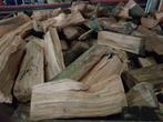 Droog Haardhout, brandhout, kachelhout eik es berk, Tuin en Terras, 6 m³ of meer, Ophalen of Verzenden, Blokken