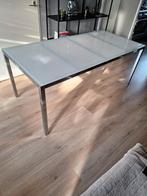 Glazen eettafel, Ophalen, Gebruikt, 50 tot 100 cm, 150 tot 200 cm