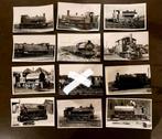 11 Foto's van Stoomlocomotieven 1920-1930, Ophalen of Verzenden, Gebruikt, Trein, Kaart of Prent