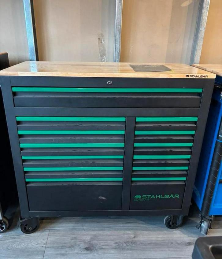 Stahlbar Houten Blad Jumbo Pro Gereedschapswagen 10/13, Auto diversen, Autogereedschap, Nieuw, Ophalen of Verzenden