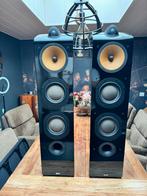 Mooie B&W 703 Nautilus Hoogglans Zwart Luidsprekers, Ophalen of Verzenden, Zo goed als nieuw, Bowers & Wilkins (B&W), 120 watt of meer