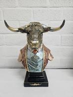 DECORATIE BEELD STIER , NIEUW , GROOT FORMAAT , DIER, Ophalen, Nieuw, Boerderijdier, Gewei of Kop