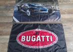 Bugatti vlag 60x90cm, Verzamelen, Automerken, Motoren en Formule 1, Nieuw, Auto's, Ophalen of Verzenden