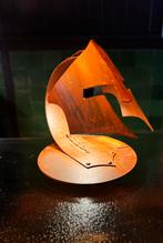 unieke tafellamp nr 4 uit oplage van 100 staal kunst, Huis en Inrichting, Ophalen of Verzenden, Metaal, Minder dan 50 cm