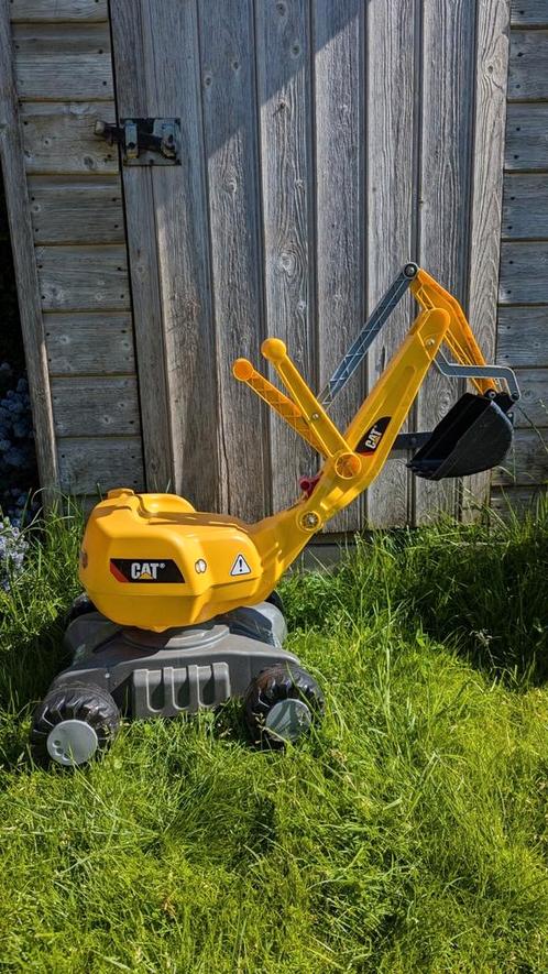 Grote graafmachine Rollytoys digger CAT, Kinderen en Baby's, Speelgoed | Buiten | Zandbakken, Zo goed als nieuw, Ophalen