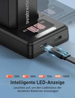 NP-FZ100 camera-accu-opladerset, Evatronic 2-pack 2040mAh, Ophalen of Verzenden, Nieuw, Oplaadbaar