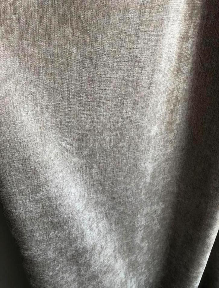 Overgordijnen, Huis en Inrichting, Stoffering | Gordijnen en Lamellen, Zo goed als nieuw, 200 cm of meer, Grijs, Ophalen