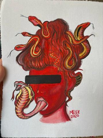 Medusa Art Print - Melek 2020 beschikbaar voor biedingen