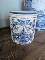 Goudse stroopwafels pot, Delfts' blauw, Antiek en Kunst, Antiek | Porselein, Ophalen of Verzenden