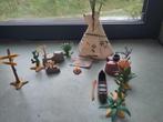 Playmobil indianen, tipi, paarden, Ophalen of Verzenden, Gebruikt, Complete set