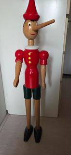 Handgemaakte houten Pinokkio pop, Ophalen of Verzenden