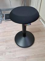 Wiebelkruk voor actief zitten, Ophalen, Zwart, Bureaukruk