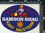 Sticker: Samson Shag - Kart Raceteam, Sport, Ophalen of Verzenden