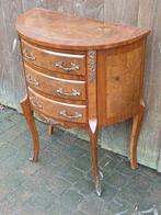Antieke Franse Half Ronde Ladekast in topstaat., Ophalen of Verzenden