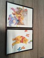 2 Winnie the Pooh schilderijtjes, Kinderen en Baby's, Kinderkamer | Inrichting en Decoratie, Ophalen, Zo goed als nieuw, Wanddecoratie