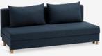 Slaapbank, Huis en Inrichting, Ophalen, Zo goed als nieuw, Tweepersoons, Blauw