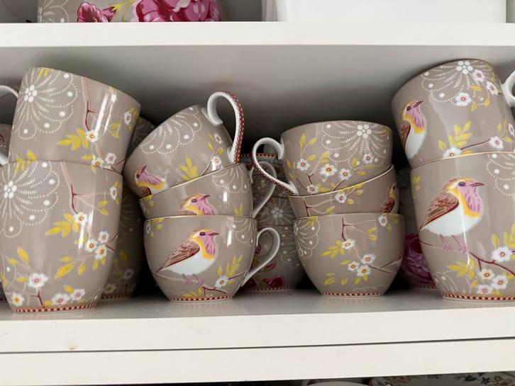 Pip Servies, Huis en Inrichting, Keuken | Servies, Zo goed als nieuw, Kop(pen) en/of Schotel(s), Overige stijlen, Porselein, Ophalen of Verzenden