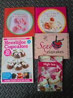 Kookboeken Cupcakes, Taart, Cake en Koekjes - 5 Boeken, Ophalen of Verzenden, Gebruikt, Taarten of Cupcakes, Boek of Tijdschrift