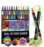 Yammii Acrylstiften Dual Tip - 36 Kleuren voor Creatieveling, Ophalen of Verzenden, Nieuw, Potlood of Stift