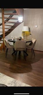 Ronde eettafel, Huis en Inrichting, Tafels | Eettafels, Ophalen, Zo goed als nieuw, Rond, 100 tot 150 cm