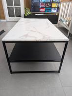 Nette salontafel marmerlook zwart, Huis en Inrichting, Ophalen, 100 tot 150 cm, 50 tot 100 cm, Minder dan 50 cm