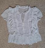 H&M kanten blouse maat 38, Maat 38/40 (M), H&M, Wit, Ophalen of Verzenden