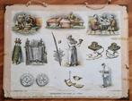 Schoolplaat "Godsdienst en huiselijk leven" / Van Lummel, Antiek en Kunst, Antiek | Schoolplaten, Ophalen, Geschiedenis