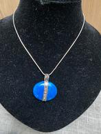 Hanger zilver met lapis lazuli, Ophalen of Verzenden, Zilver, Overige voorstellingen