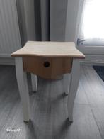 Landelijk nachtkastje met lade, Ophalen, Zo goed als nieuw, Rechthoekig, Minder dan 55 cm