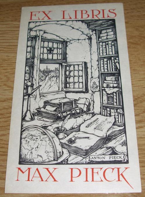 Anton Pieck - Originele ex libris Max Pieck - e.a., Antiek en Kunst, Kunst | Etsen en Gravures, Ophalen of Verzenden