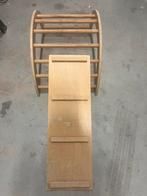 Klimrek met looplank of glijbaan, Kinderen en Baby's, Speelgoed | Houten speelgoed, Ophalen of Verzenden, Zo goed als nieuw