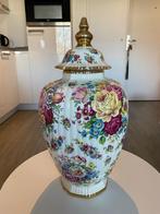 Boch Keralux vaas met deksel | Fleurs de Saxe, Ophalen of Verzenden