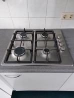 Gas inbouw kookplaat, Witgoed en Apparatuur, Kookplaten, Ophalen, Gebruikt, 4 kookzones, Inbouw