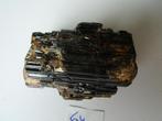 zwarte toermalijn 5 GROTE samen 34,00 schorl mineraal of 64g, Ophalen of Verzenden, Mineraal