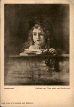 VHK, Rembrandt, portret van Titus 1933, Verzamelen, Ansichtkaarten | Themakaarten, Verzenden, 1920 tot 1940, Gelopen, Overige thema's