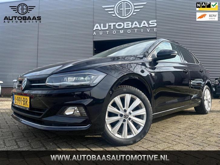 Volkswagen Polo 1.0 TSI Highline NL-AUTO+NAP+1EIG+NW APK+PAN, Auto's, Volkswagen, Bedrijf, Te koop, Polo, ABS, Adaptive Cruise Control