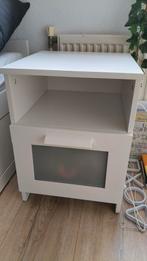Ikea Brimnes nachtkastje - zo goed als nieuw!, Huis en Inrichting, Slaapkamer | Nachtkastjes, Ophalen, Minder dan 45 cm, Zo goed als nieuw