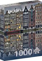 Enjoy - Amsterdam Houses - 1000 stukjes, Hobby en Vrije tijd, Denksport en Puzzels, Ophalen of Verzenden, 500 t/m 1500 stukjes