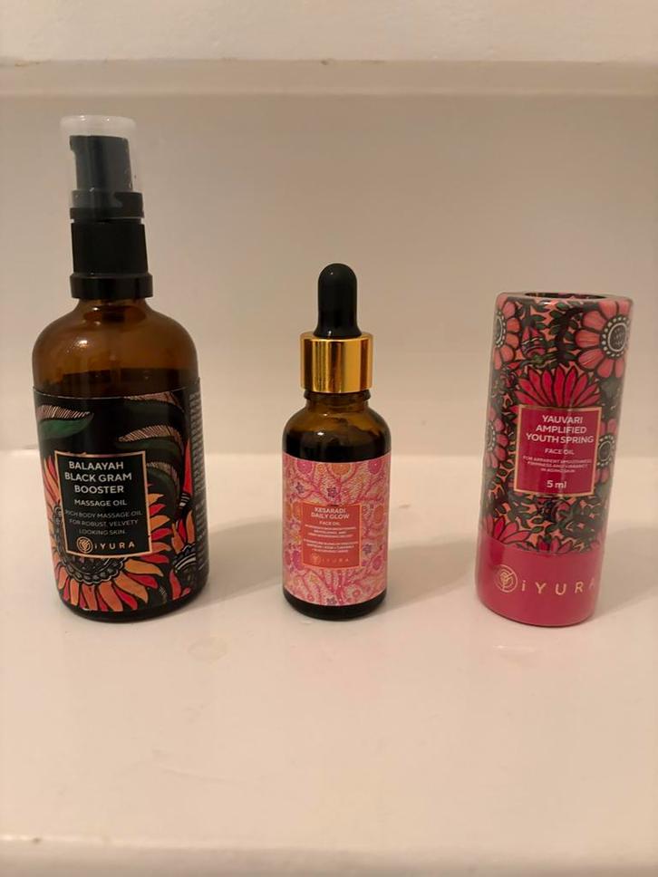 iYURA Olie Set - Balaayah, Kesaradi, Yauvari, Sieraden, Tassen en Uiterlijk, Uiterlijk | Cosmetica en Make-up, Nieuw, Make-up