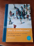 Nel Verhoeven - Wat is onderzoek?, Ophalen of Verzenden, Zo goed als nieuw, Nel Verhoeven