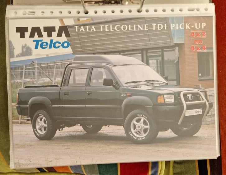 Folders Tata, Boeken, Auto's | Folders en Tijdschriften, Zo goed als nieuw, Overige merken, Ophalen of Verzenden