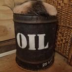 Oliedrum met vachtdeksel, Minder dan 50 cm, Gebruikt, Minder dan 50 cm, Ophalen of Verzenden