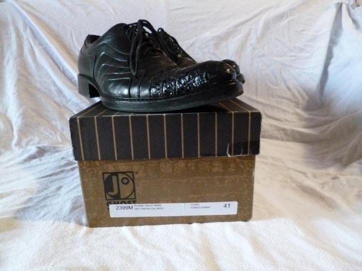 Exclusieve Jo Ghost schoenen, Kleding | Heren, Schoenen, Zo goed als nieuw, Veterschoenen, Zwart, Ophalen of Verzenden