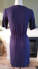 Steps prachtige blauw paarse jurk XS 34 Gratis Verzenden !, Kleding | Dames, Jurken, Verzenden, Paars, Zo goed als nieuw, Knielengte