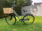 damesfiets metallic blauw, Gebruikt, Versnellingen, 56 cm of meer, Ophalen