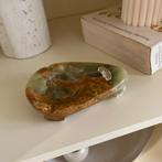 Vintage onyx asbak / schaaltje, Verzamelen, Rookartikelen, Aanstekers en Luciferdoosjes, Ophalen of Verzenden, Zo goed als nieuw