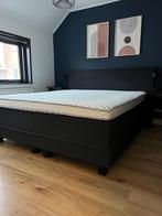 Swiss Sense Boxspring - Topmatras aan vervanging toe, Ophalen, Gebruikt, Tweepersoons, Grijs
