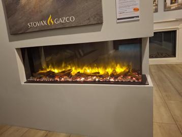 Stovax Gazco eReflex 110W hoekhaard elektrisch beschikbaar voor biedingen