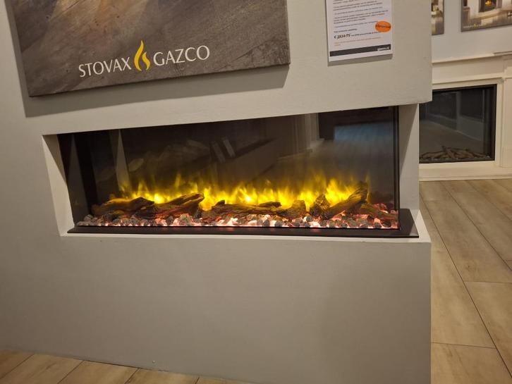 Stovax Gazco eReflex 110W hoekhaard elektrisch, Huis en Inrichting, Haarden, Nieuw, Elektrische haard, Ophalen